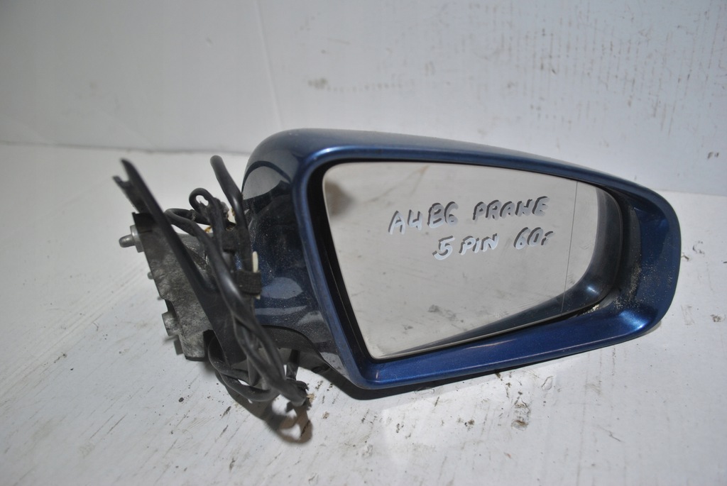 фото №1, Зеркало наружное audi a4 b6 правое 5 pin