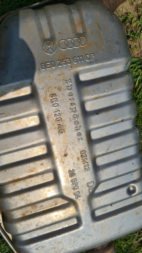 фото №11, Audi a4 b6 b7 2.5 tdi quattro гасник система випускний 8e0253411at
