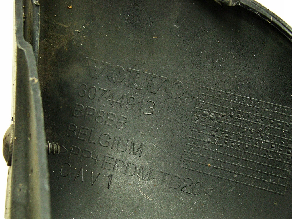 фото №8, Накладка спойлер защита плита бампера перед volvo s40 ii lift 452-46