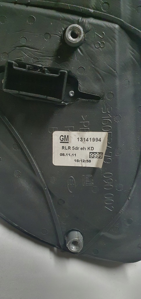 фото №7, Opel astra-h iii корпус дзеркало правого 13141994 дзеркало праве org gm