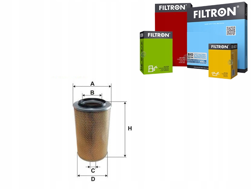 фото №11, Фільтр повітря volvo am405 filtron