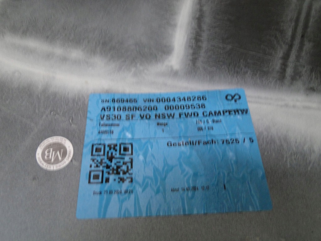 фото №12, Mercedes бампер передний na противотуманные фары bez датчиков pts sprinter 907 910