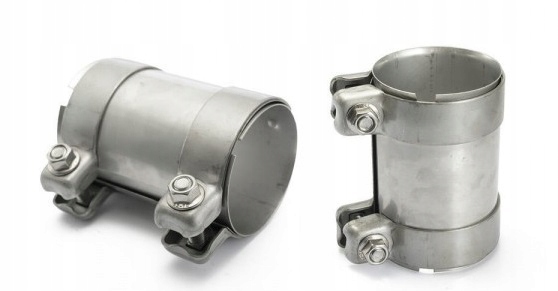 фото №1, Nierdzewne з'єднувач труби випускної 63mm 2,5" хомути