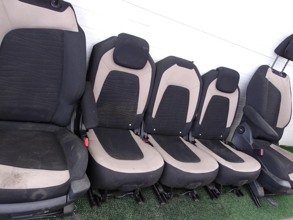 фото №4, Citroen c4 picasso ii сидіння заднє сидіння обшивки kpl eu