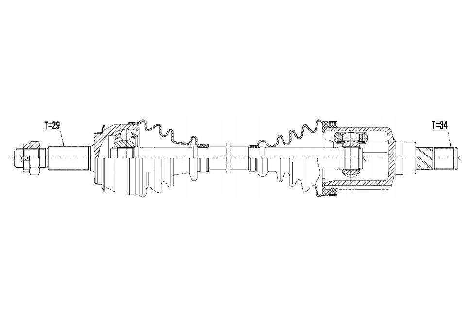 фото №1, Привідний вал привідна kadjar 1.5dci edc 15- /ліва, atm/
