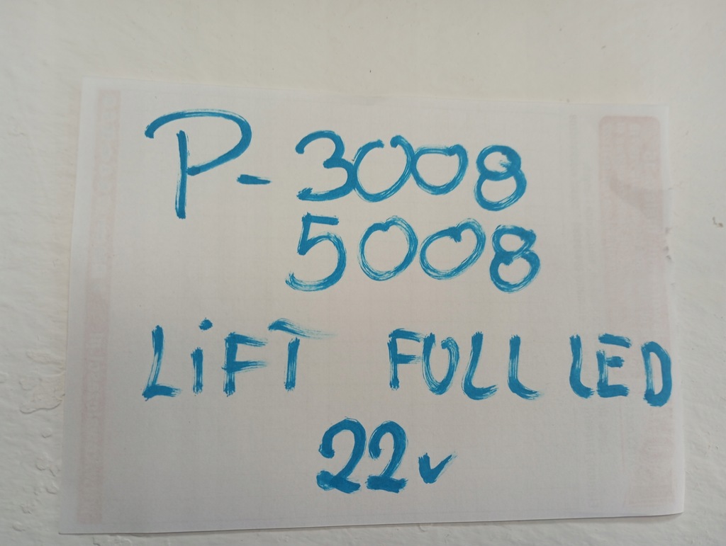 фото №8, Лампа лампи full led peugeot 3008 5008 ii lift 9836230580 9836230680