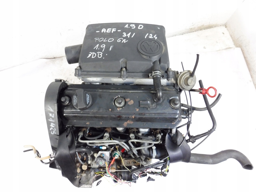 фото №9, Двигатель блок двигателя aef насос впрыскная lucas 1.9 d vw polo iii transporter t4