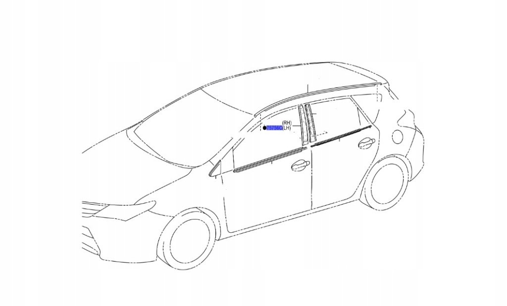 фото №3, Toyota оригинальный номер 75756-02020