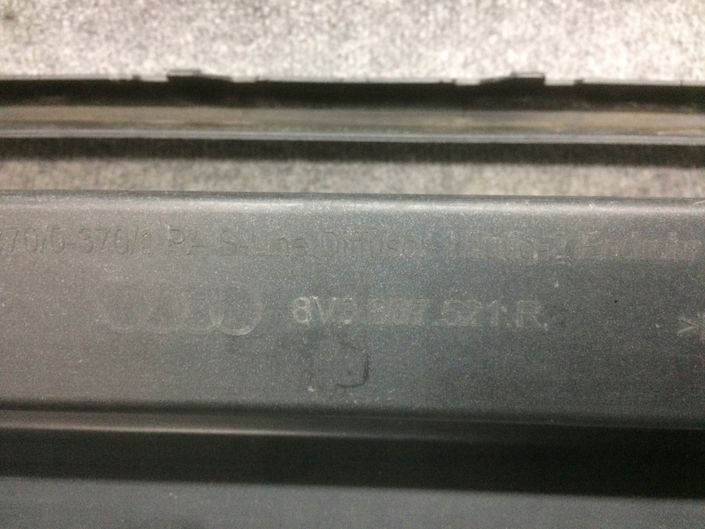 фото №7, Диффузор спойлер накладка бампера audi a 3 s line