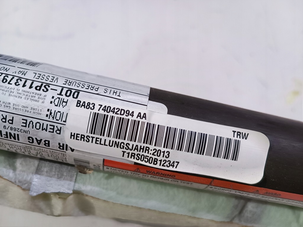 фото №7, Шторка безопасности воздушная подушка безопасности правая ford flex 2013-