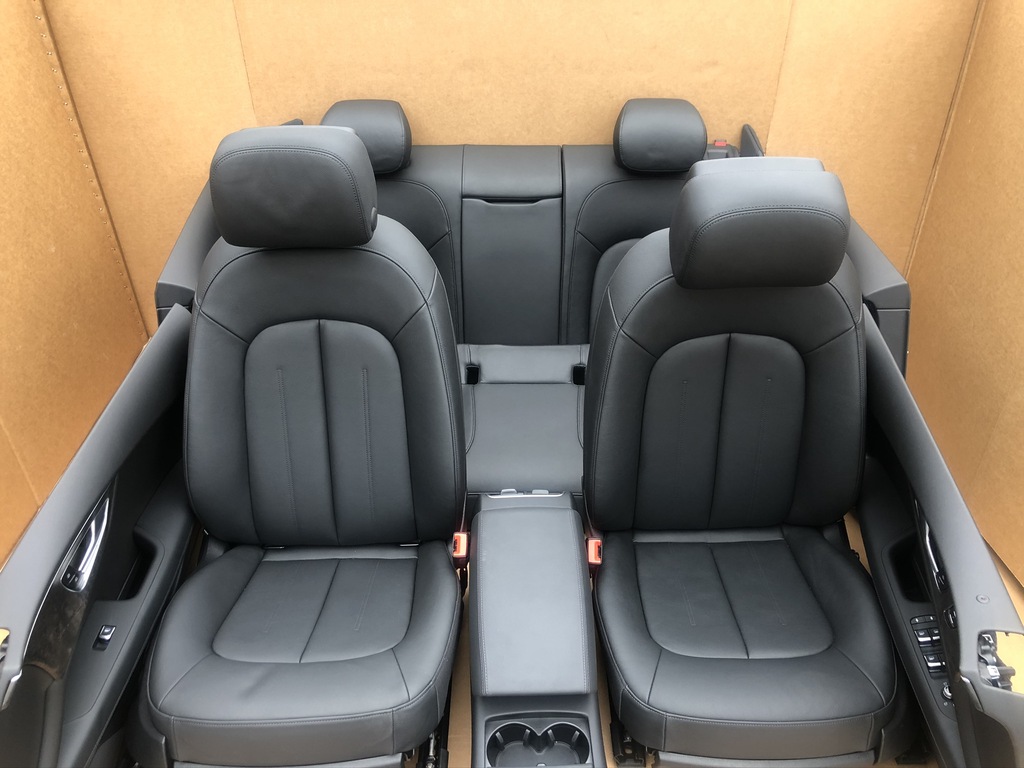 фото №12, Audi a7 c7 4g чёрные сиденья обшивки пробег 24 km