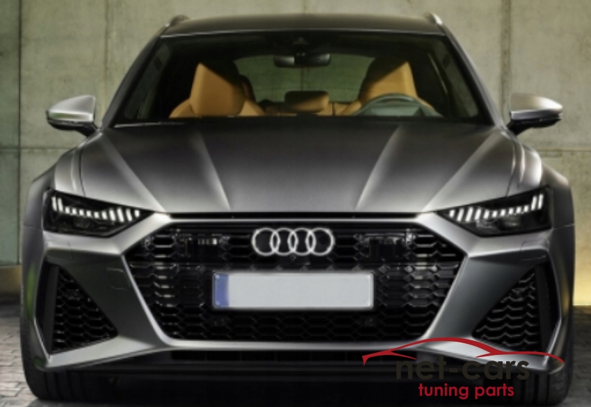 фото №14, Бампер перед задня audi a6 c8 4a 18- wz rs6 s6 abt quattro дифузор насадка b