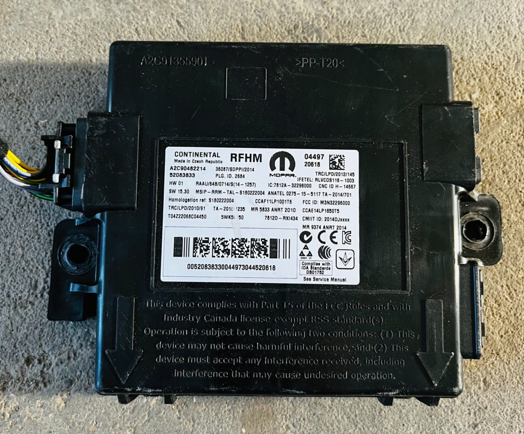 фото №1, Jeep renegade 18r. модуль антени a2c90482214