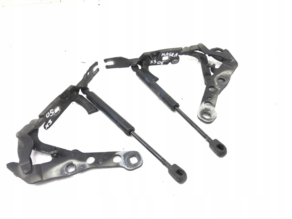 фото №7, Петлі амортизатори капот kpl. black bmw x3 e83 03-