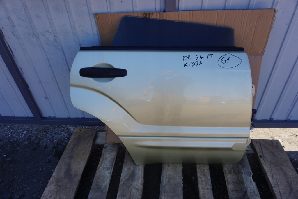 фото №1, Subaru forester ii дверь правое задние 93h молдинг 2002-2005rok золотой