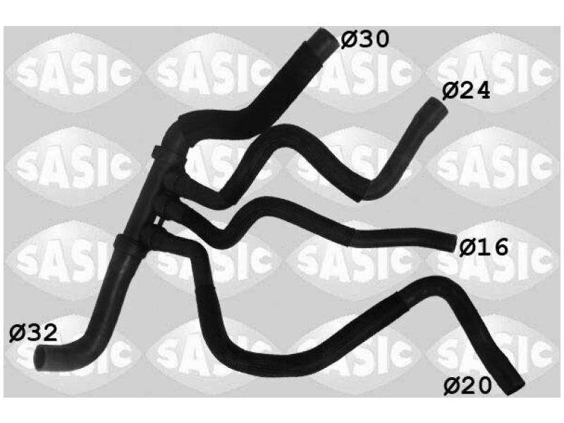 фото №2, Шланг радіатора sasic 3404122