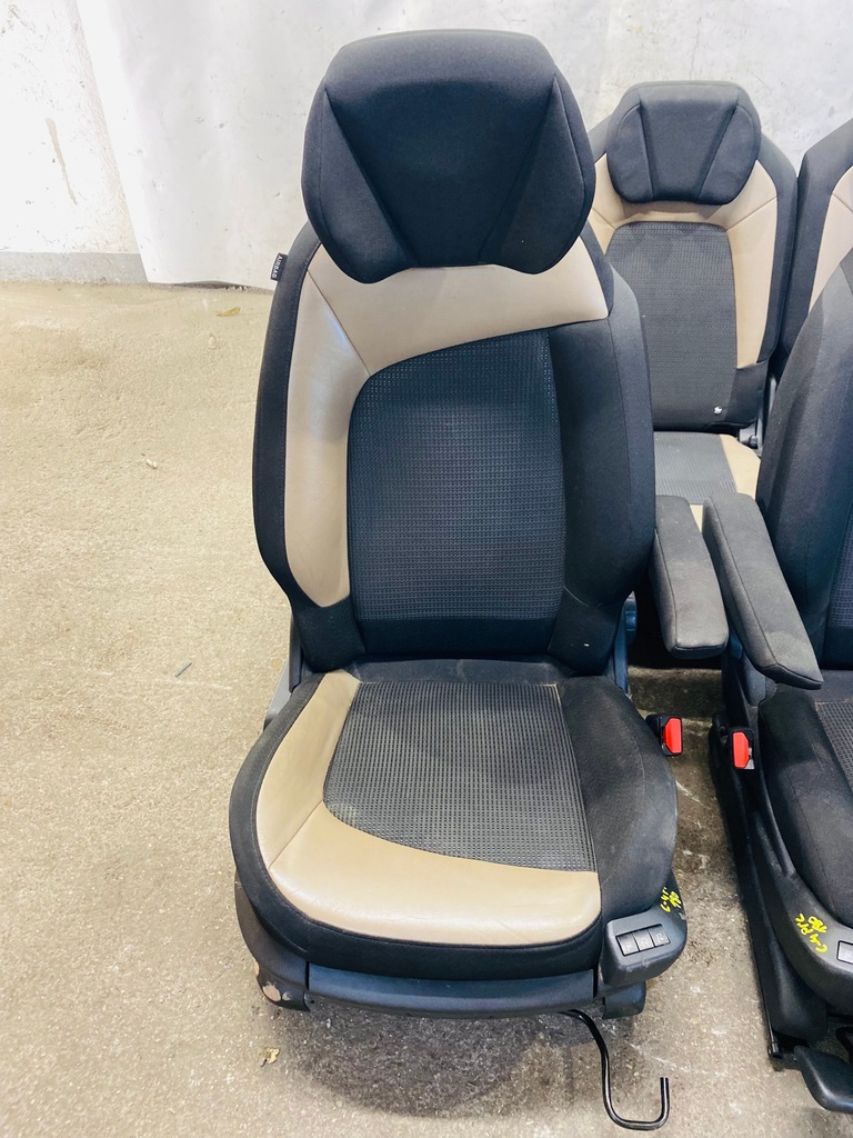 фото №9, Комплект сидений сиденья полукожа переходник c4 grand picasso ii 7 человек