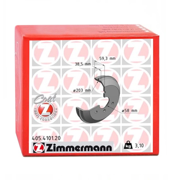 фото №1, Тормозные барабаны тормозные 2 штуки zimmermann do smart roadster 0.7