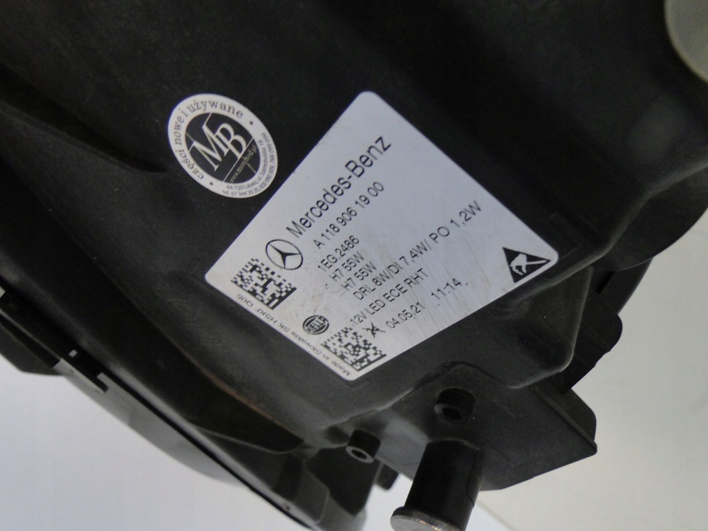 Mercedes cla 118 w118 фара передняя левая обычная h7 a1189061900 Цена