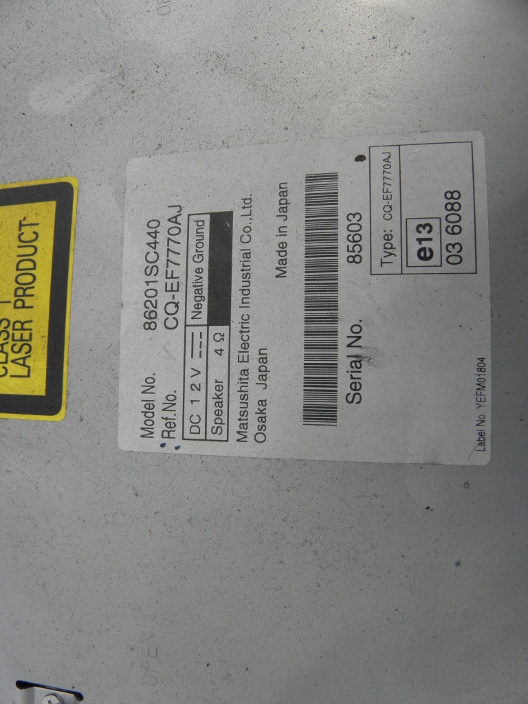 фото №2, Радио subaru forester iii