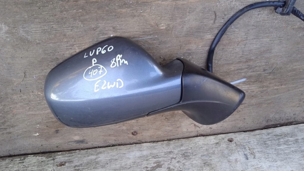 фото №3, Peugeot 407 дзеркало праве 8pin ezwd