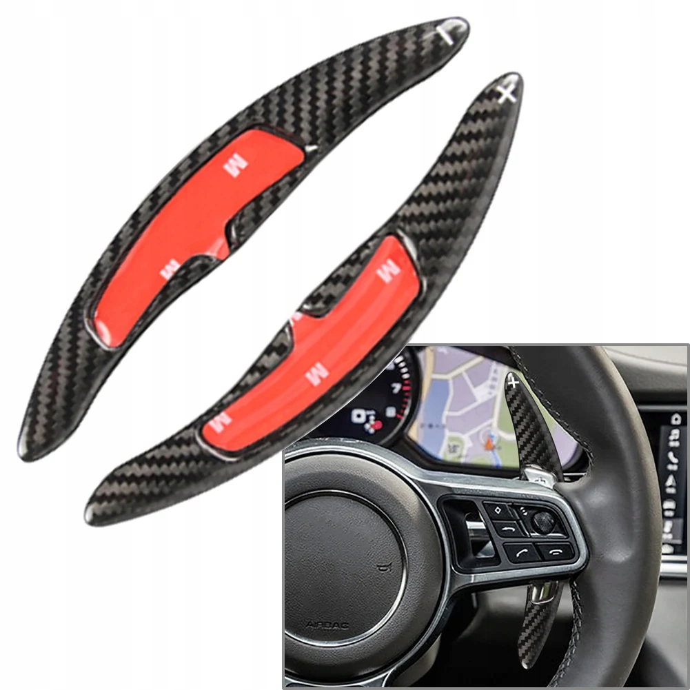 фото №5, Важіль перемикання передач w керма з волокна вугільний dla porsche 911 991 718 pdk