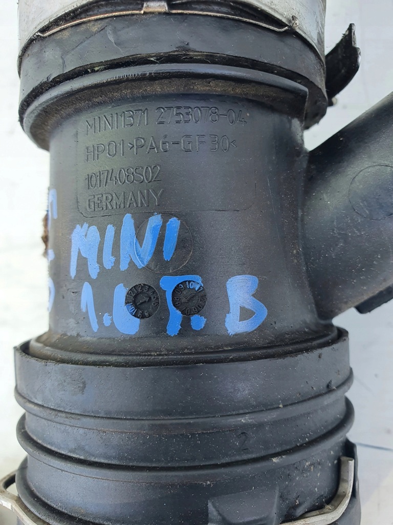 фото №2, Mini r56 cooper s 1.6t труба повітря 2753078