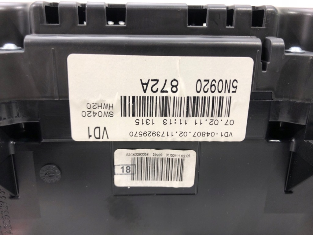 Лічильник vw tiguan 5n0920872a 2.0 136km 07-18 прилади в Україні