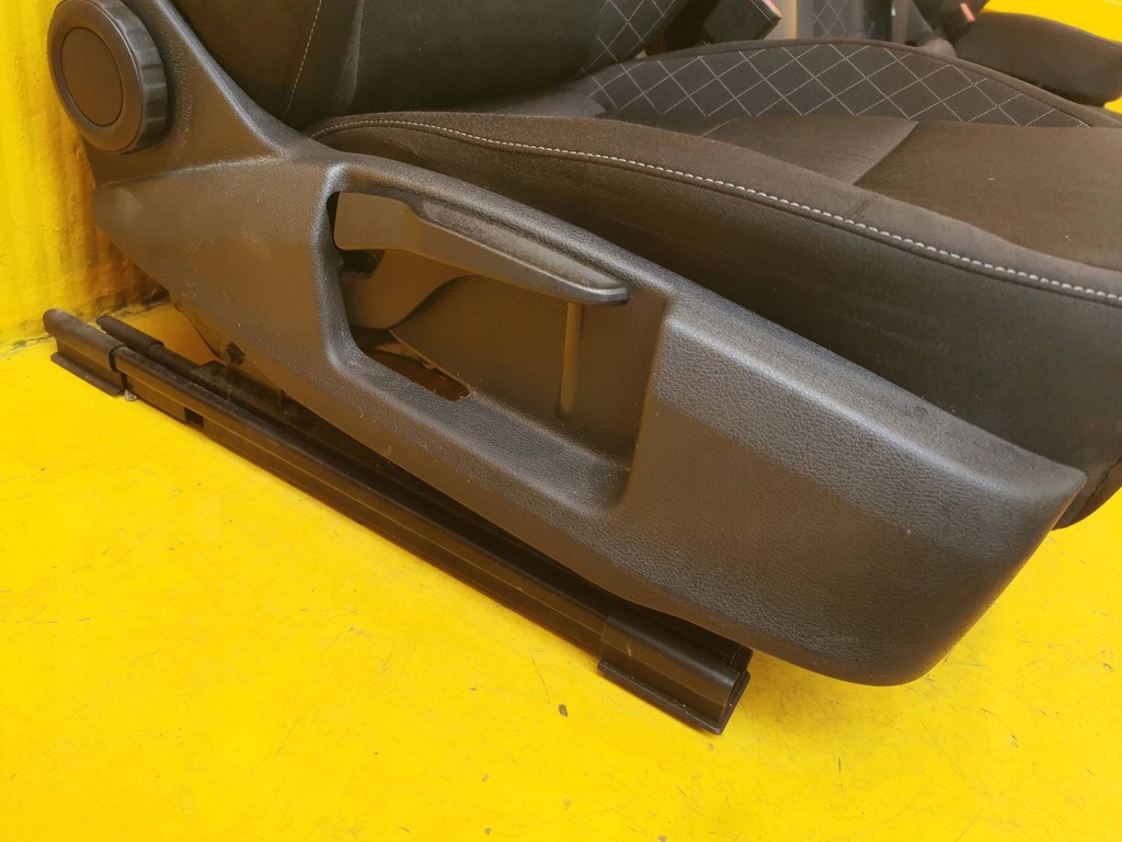 фото №10, Skoda superb iii sedan сидіння сидіння заднє сидіння обшивки тунель чорний комплект 17r.