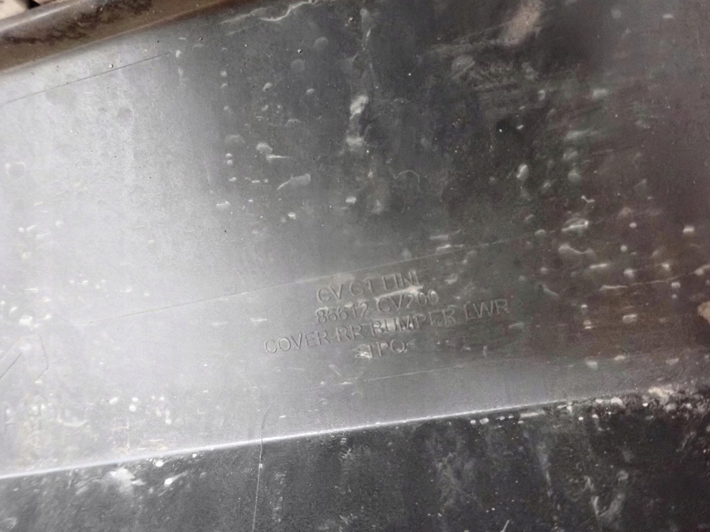 фото №13, Kia ev 6 ev6 gt gt-line бампер задняя задний dół 86612-cv200