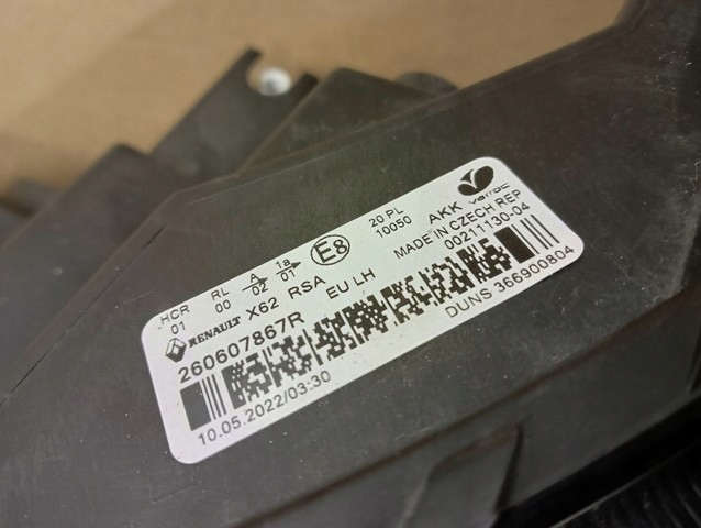 фото №6, Лампа ліва лівий full led renault master iv 4 led 19-