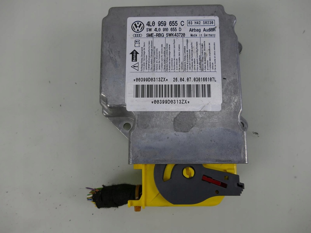 фото №1, Audi q7 4l модуль подушек воздушных блок управления подушка безопасности