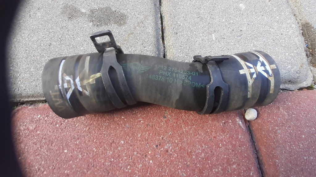 фото №3, Пабтрубок  радиатора mini cooper r56 17122754203-01