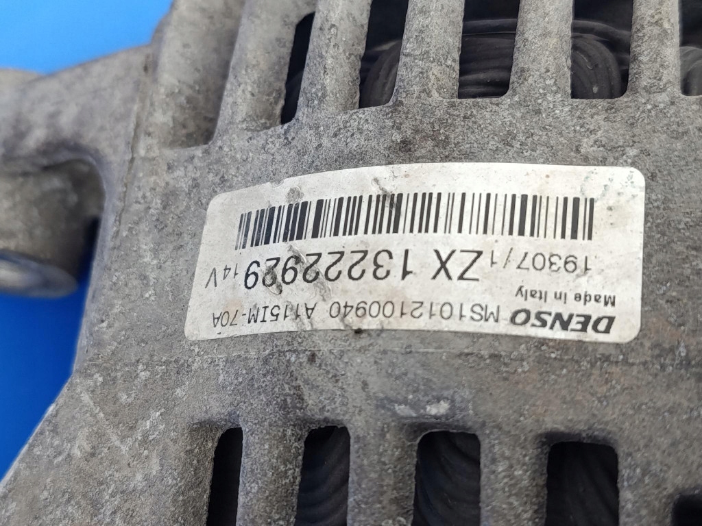 Opel corsa d 1.0 12v генератор 13222929 denso ms1012100940 70a test Недорого