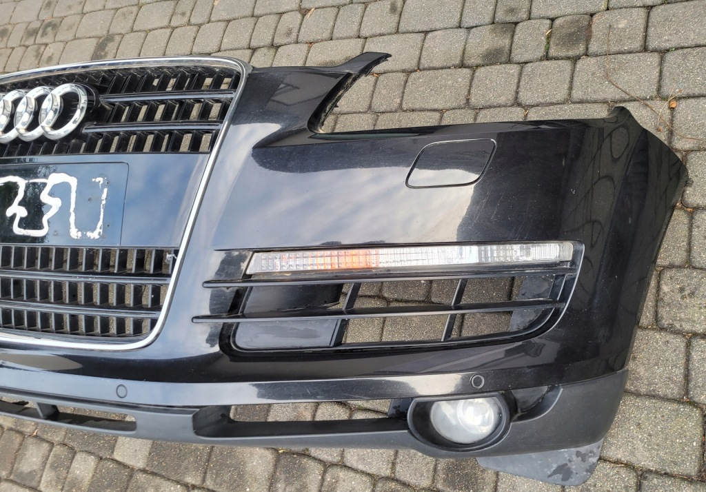 фото №9, Audi q7 i 4l бампер передній перед ксенон pdc датчики kompletny lz9y