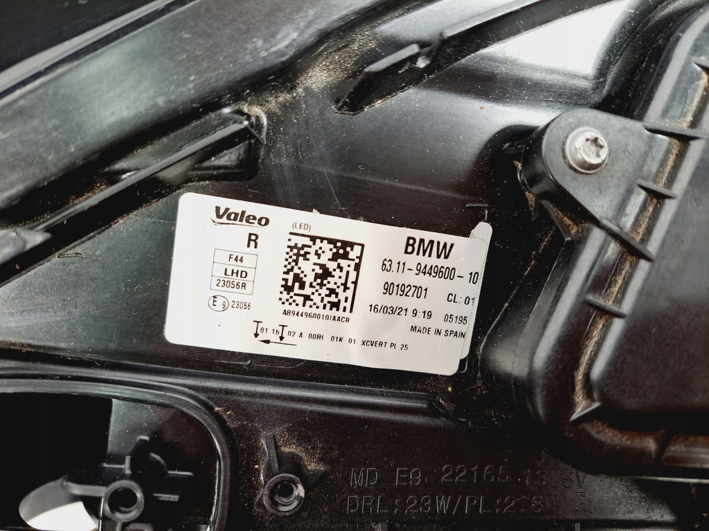 фото №11, Bmw 2 f44 лампа права led 9449600