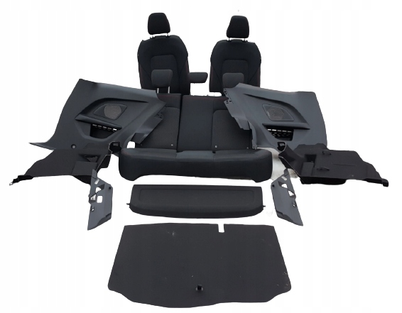 фото №1, Ford fiesta mk8 сиденья заднее сиденье пластики комплект 3d