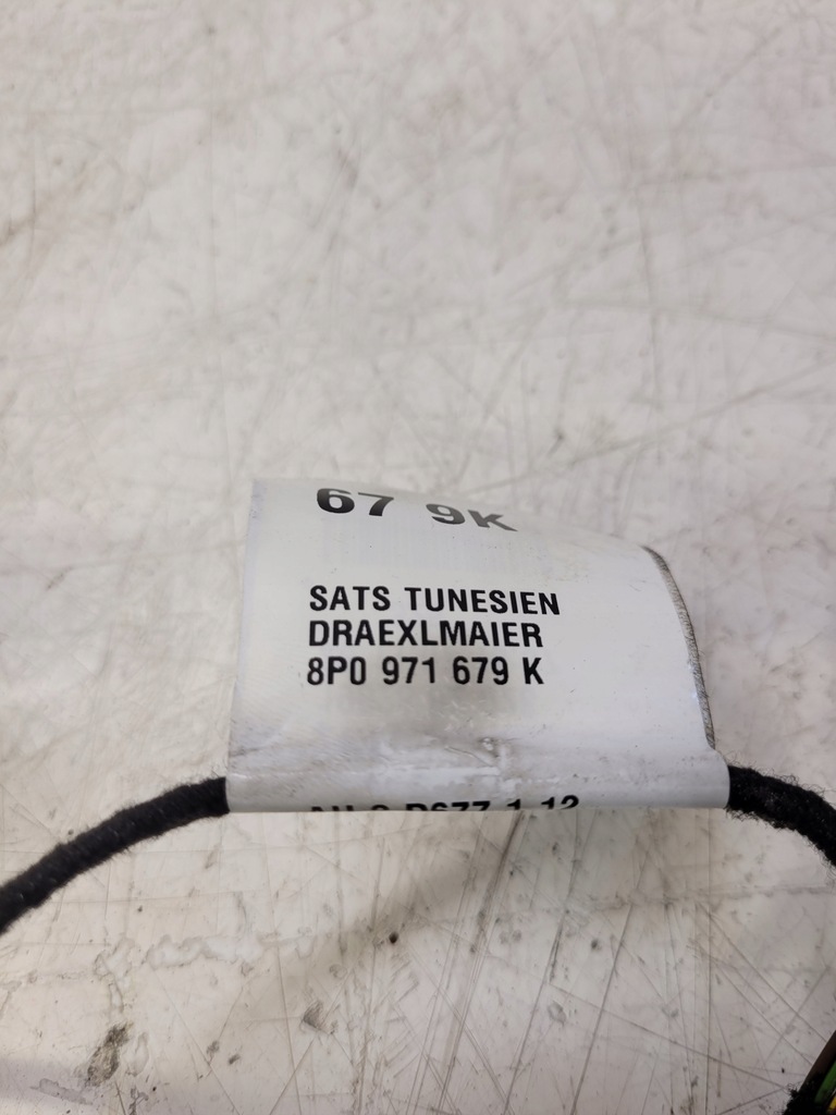 фото №5, Жгут бардачка audi a3 8p lift 08-12 8p0971679k