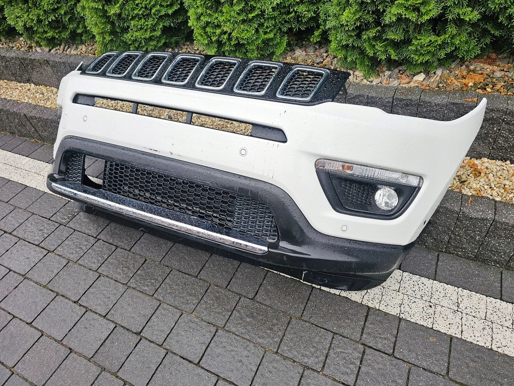 фото №3, Jeep compass ii бампер перед kompletny pod радар pdc