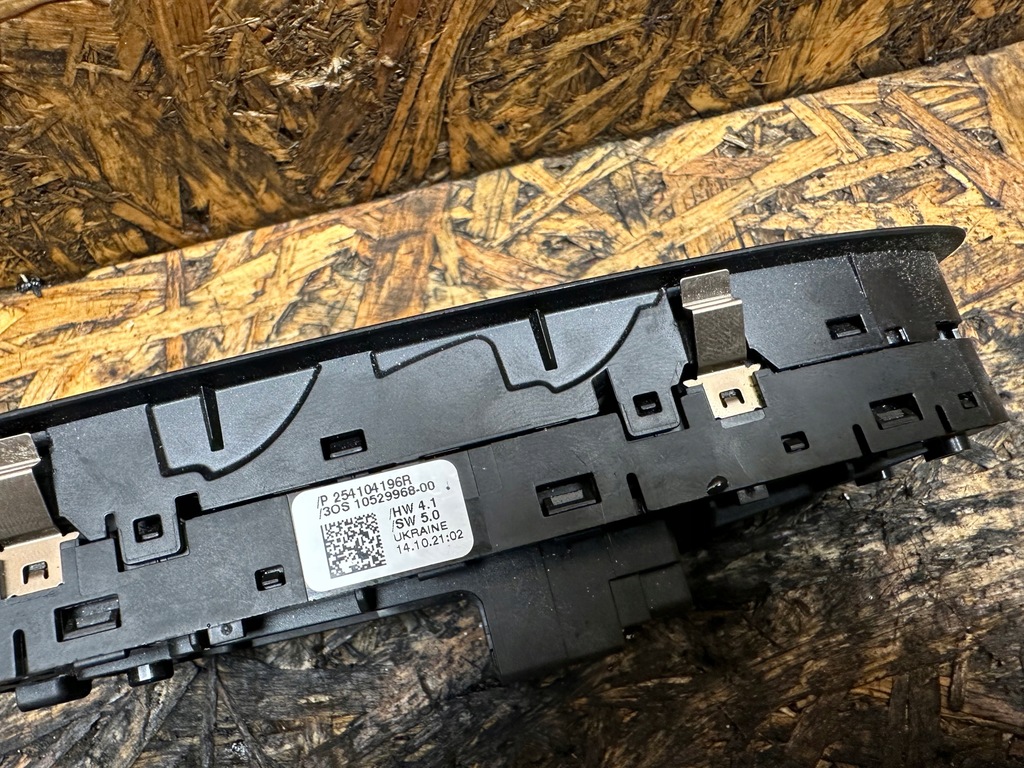 фото №6, Перемикач панель вікон дзеркал renault clio v 19- 254104196r