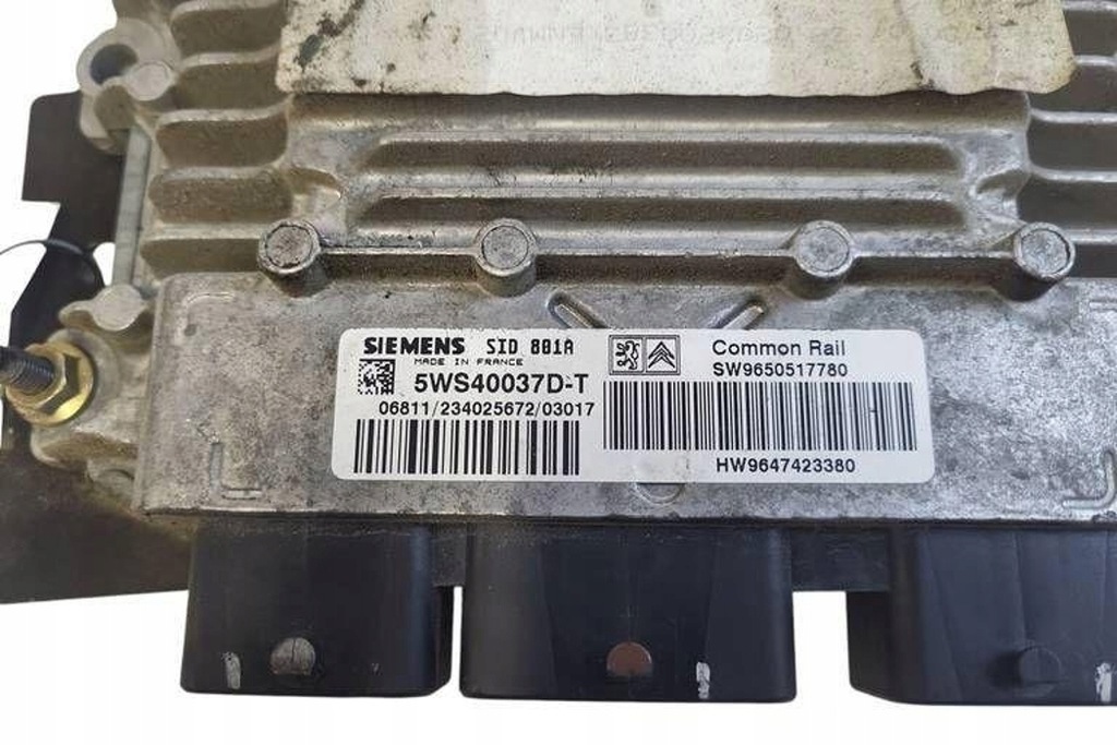 фото №8, Бортовий комп'ютер двигуна ecu peugeot 306 7b, n3, n5 5ws40037dt 1.8l бензиновий 89kw