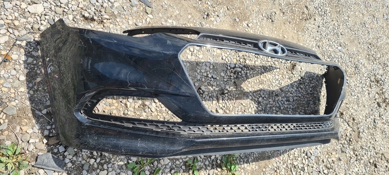 фото №1, Hyundai i20 14- бампер передний