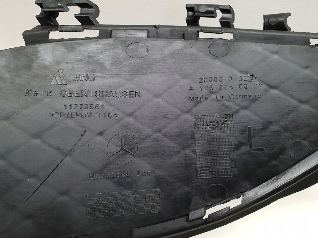 фото №9, Mercedes a-klasa w176 решітка w бампер перед l