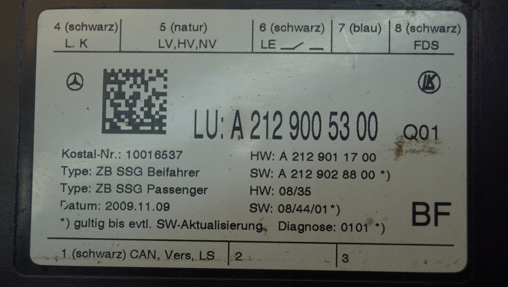 фото №8, Модуль сидіння mercedes w204 w212 w207 w218 a2129005300 uk