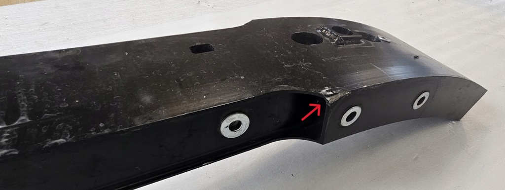 фото №6, Pas передній підсилювач верхній балка абсорбер зона деформації lexus lc 2016-