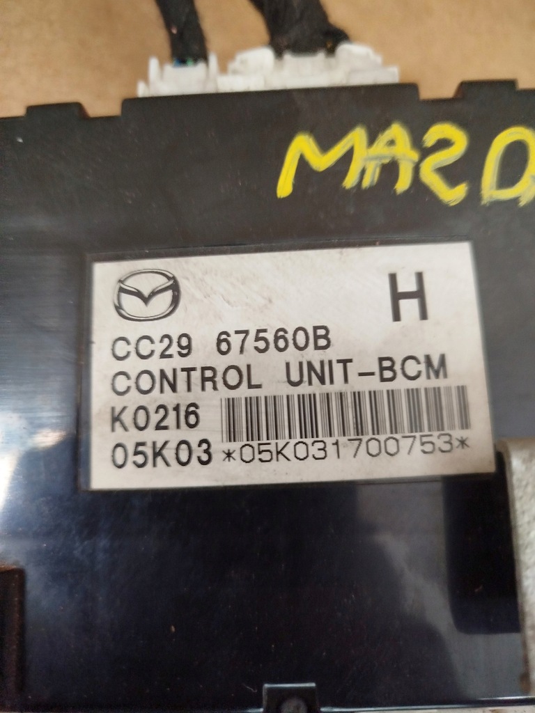 фото №5, Модуль комфорта блок управления bcm mazda 5 cc2967560b