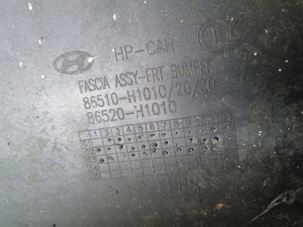 фото №15, Hyundai terracan 01-04 бампер перед 86510-h1010