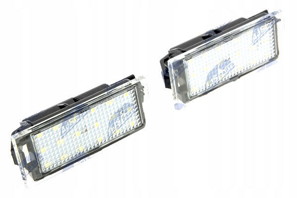фото №2, Фонари led подсветка номерного знака регистрационный renault clio iii 3d