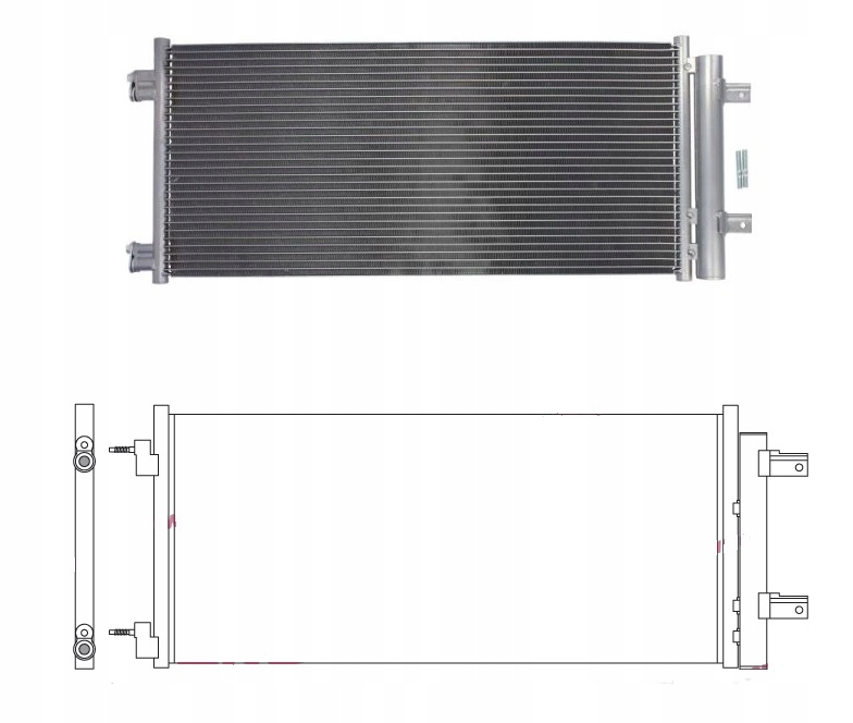 фото №1, Конденсатор кондиционера opel astra k