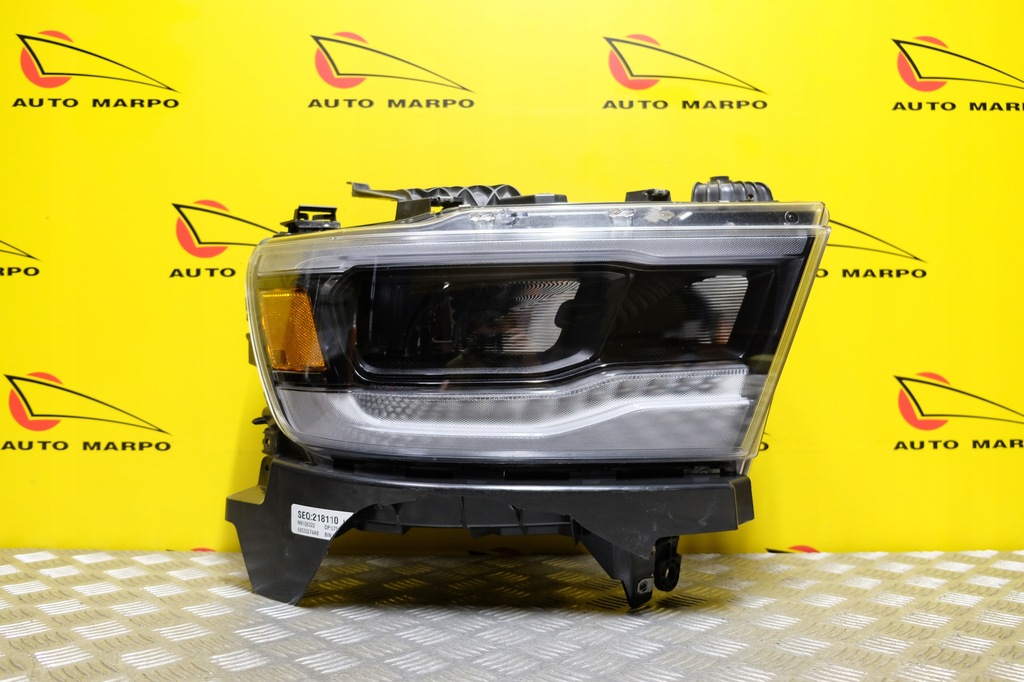 фото №2, Dodge ram 1500 2019- фара лампа led mid black r usa